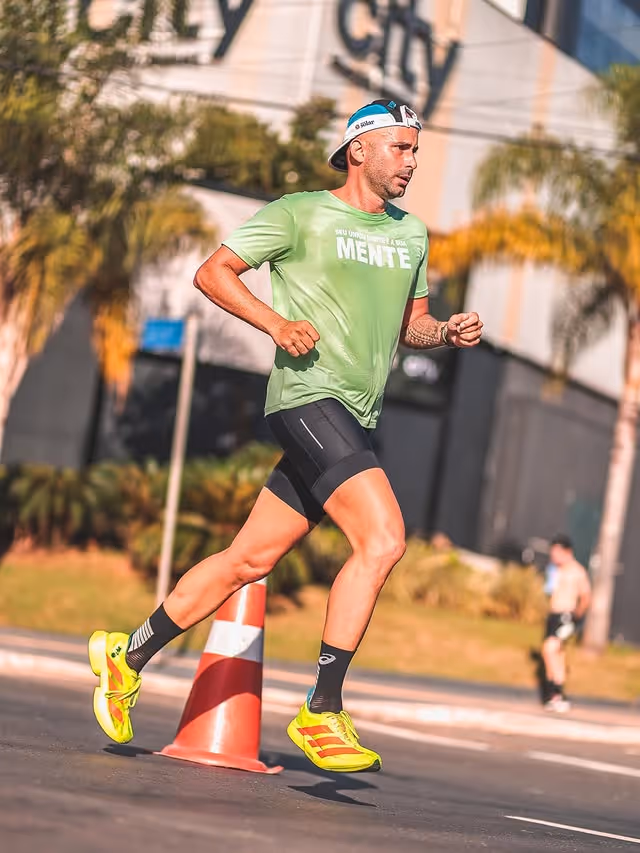 Sprint Dry Race em uso — atleta correndo